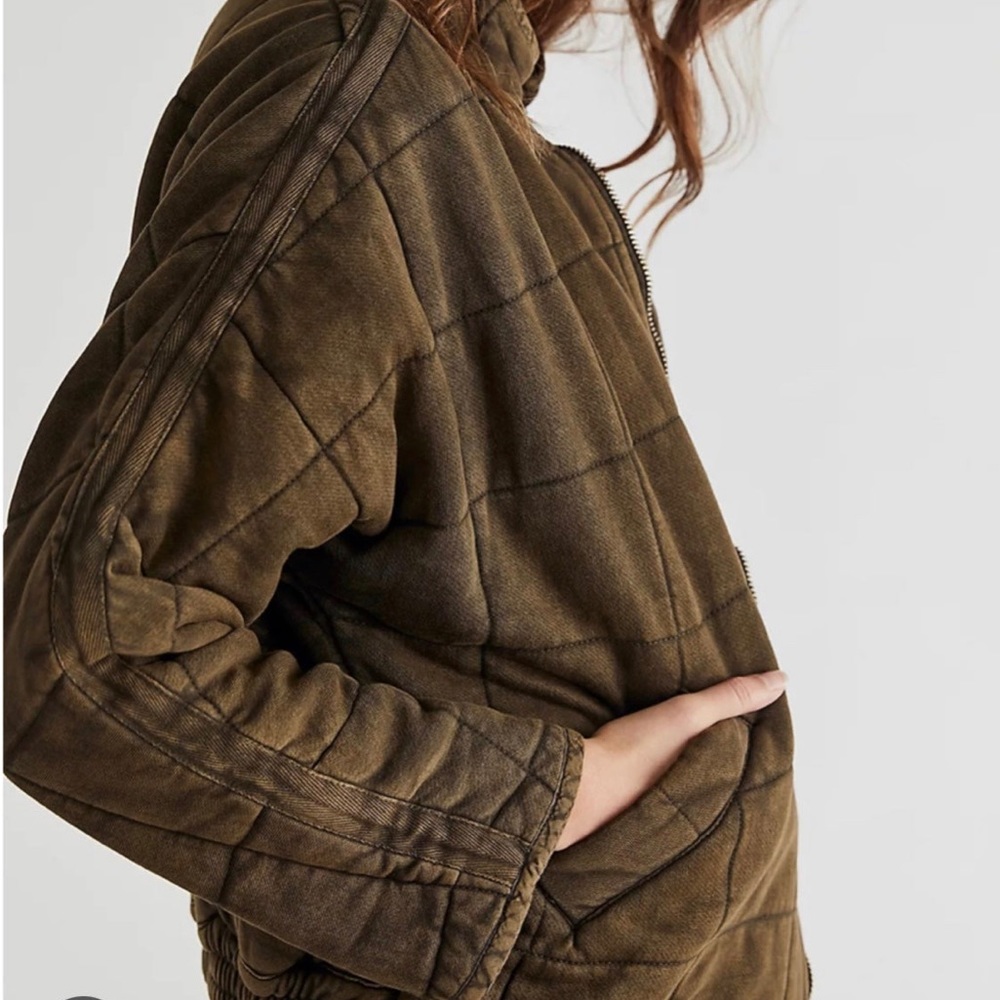 Free People quilted dolman jacket xl